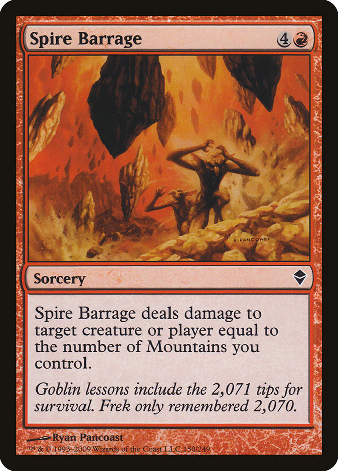 Spire Barrage (150) [Zendikar] | Odin's Place