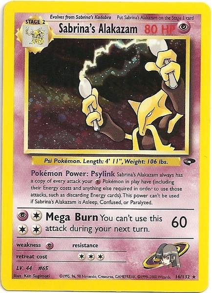 Sabrina's Alakazam (16/132) [Gym Challenge Unlimited] | Odin's Place