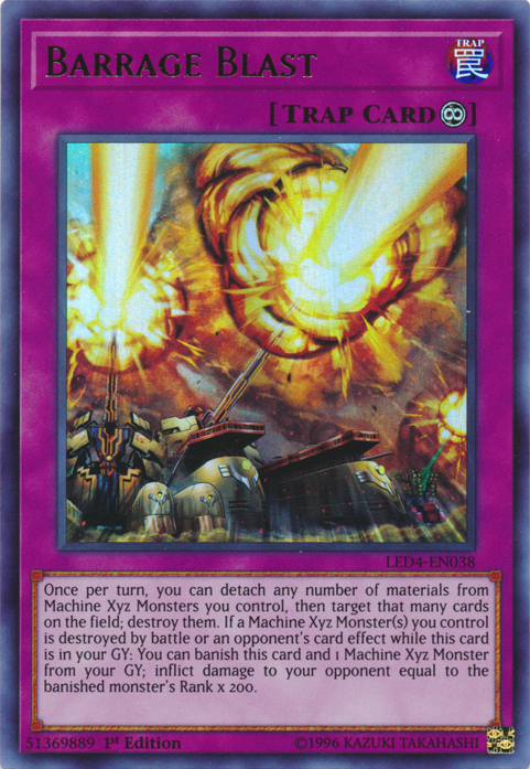 Barrage Blast [LED4-EN038] Ultra Rare | Odin's Place