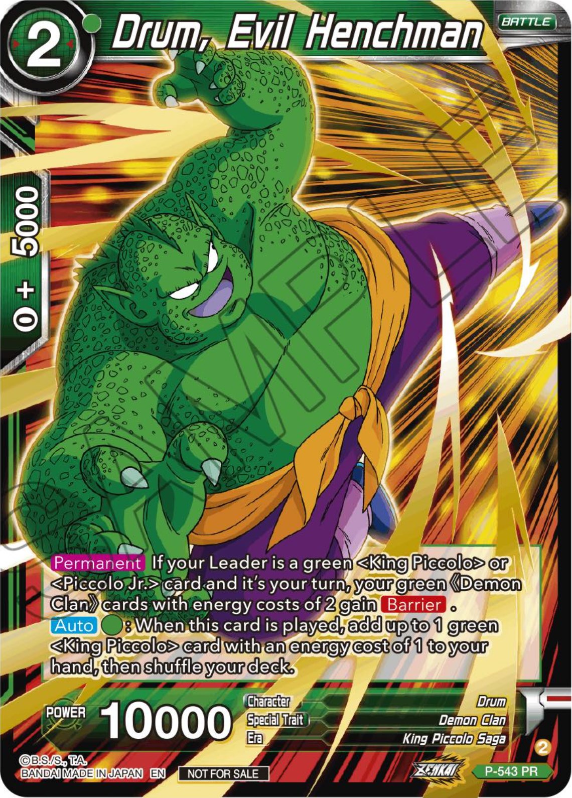Drum, Evil Henchman (Championship Selection Pack 2023 Vol.3) (P-543) [Tournament Promotion Cards] | Odin's Place
