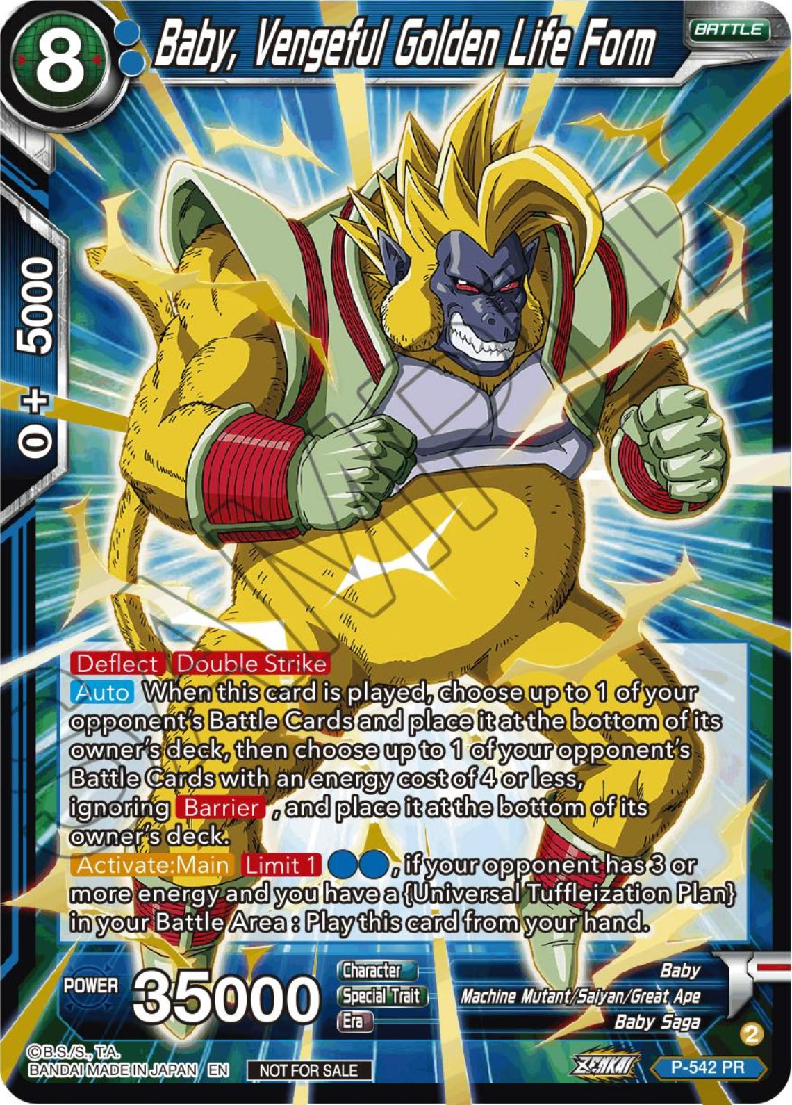 Baby, Vengeful Golden Life Form (Championship Selection Pack 2023 Vol.3) (Gold-Stamped) (P-542) [Tournament Promotion Cards] | Odin's Place