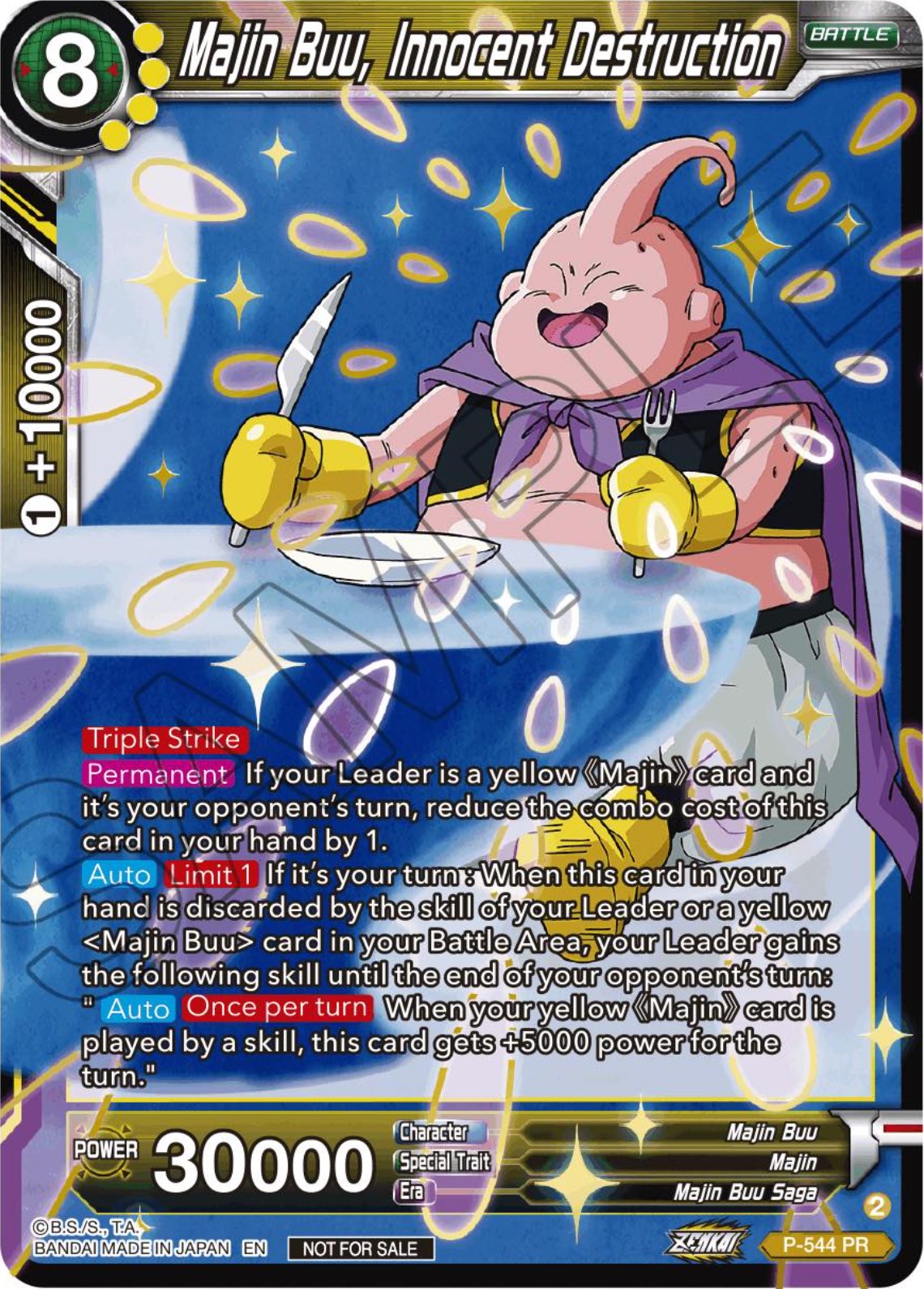 Majin Buu, Innocent Destruction (Championship Selection Pack 2023 Vol.3) (Holo) (P-544) [Tournament Promotion Cards] | Odin's Place
