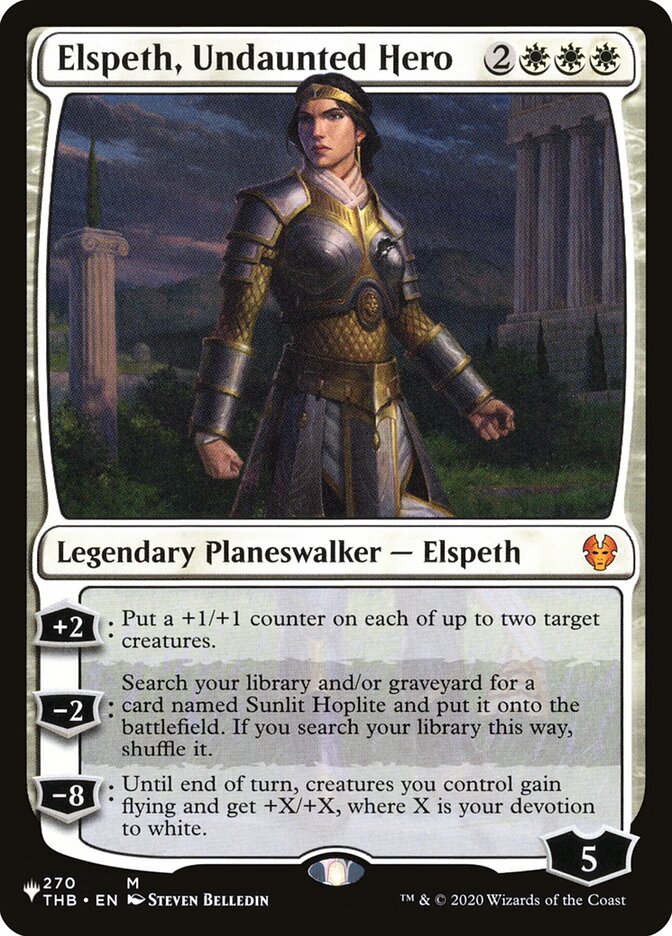 Elspeth, Undaunted Hero [The List] | Odin's Place