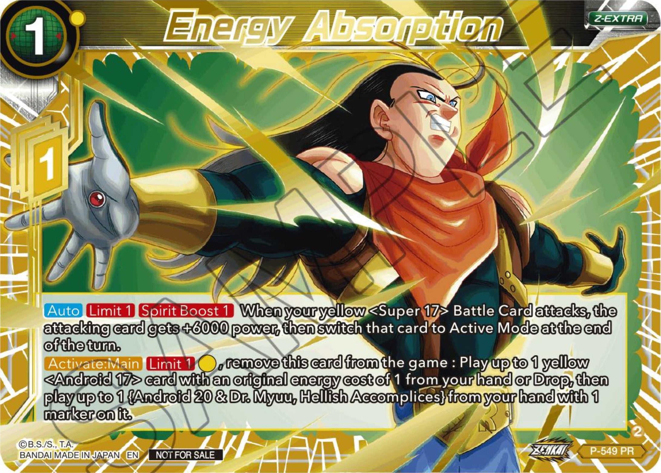Energy Absorption (Championship Z Extra Card Pack 2023) (Gold-Stamped) (P-549) [Tournament Promotion Cards] | Odin's Place