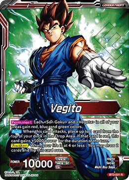 Vegito // Fusion Warrior Super Saiyan Vegito (Championship 2023 Golden Card Vol.3) (BT2-001) [Tournament Promotion Cards] | Odin's Place