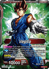 Vegito // Fusion Warrior Super Saiyan Vegito (Championship 2023 Golden Card Vol.3) (BT2-001) [Tournament Promotion Cards] | Odin's Place