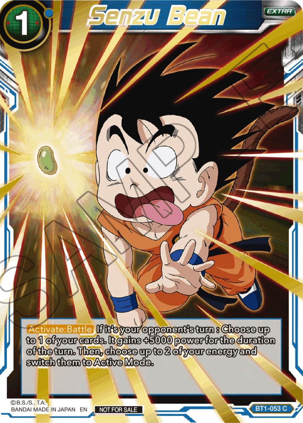 Senzu Bean (Alt. Art Card Set 2023 Vol. 3) (BT1-053) [Tournament Promotion Cards] | Odin's Place