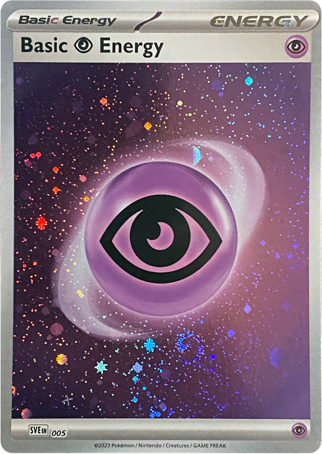 Basic Psychic Energy (005) (Cosmos Holo) [Scarlet & Violet: Base Set] | Odin's Place