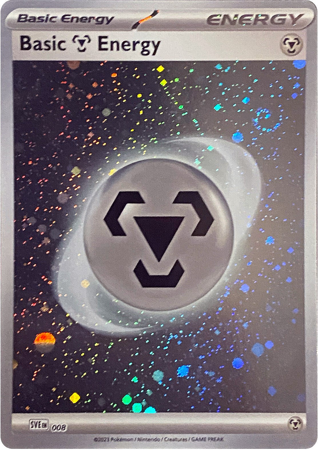Basic Metal Energy (008) (Cosmos Holo) [Scarlet & Violet: Base Set] | Odin's Place