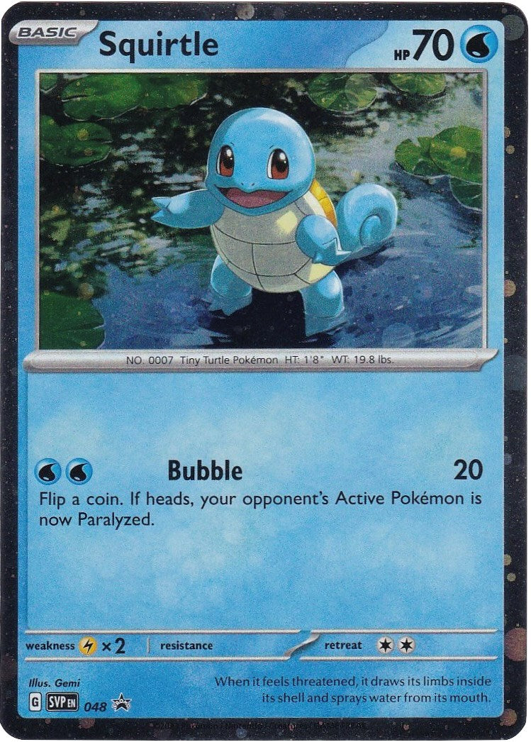 Squirtle (048) (Cosmos Holo) [Scarlet & Violet: Black Star Promos] | Odin's Place