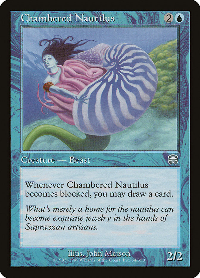 Chambered Nautilus (64) [Mercadian Masques] | Odin's Place