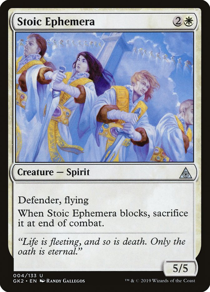 Stoic Ephemera (4) [Ravnica Allegiance Guild Kit] | Odin's Place