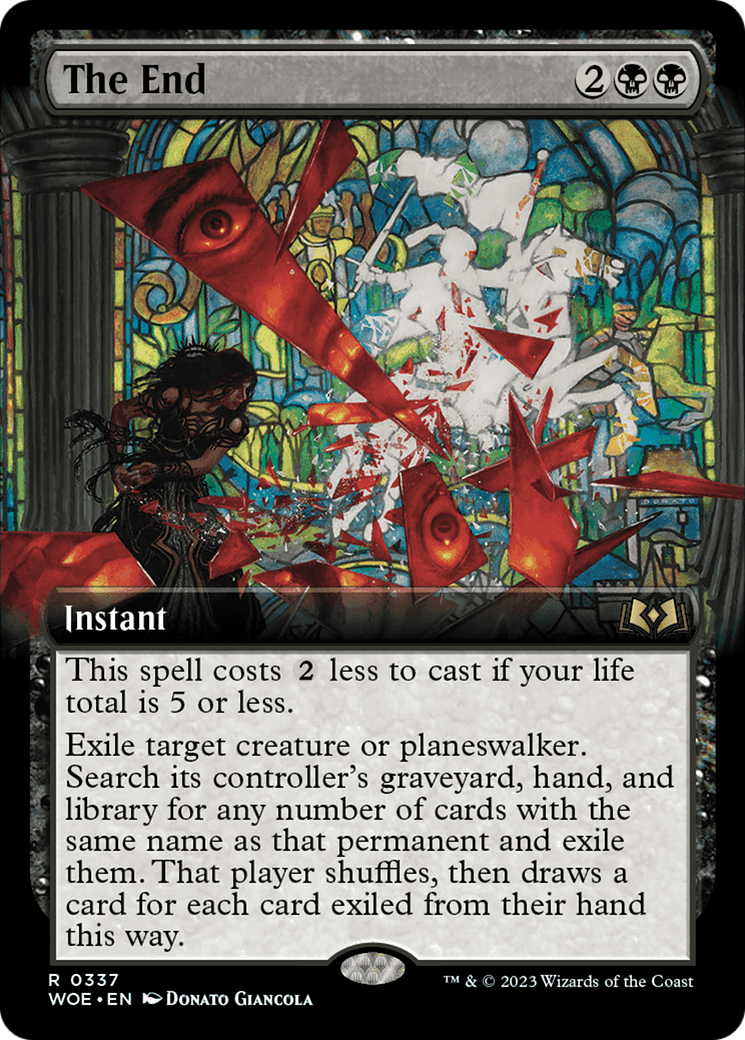 The End (Extended Art) [Wilds of Eldraine] | Odin's Place