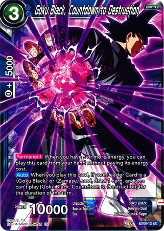 Goku Black, Countdown to Destruction (EX06-12) [Special Anniversary Set] | Odin's Place
