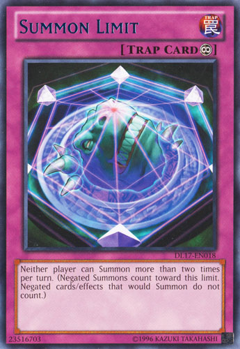 Summon Limit (Blue) [DL17-EN018] Rare | Odin's Place