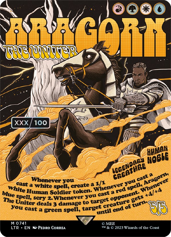 Aragorn, the Uniter (Borderless Poster) (Serialized) [The Lord of the Rings: Tales of Middle-Earth] | Odin's Place