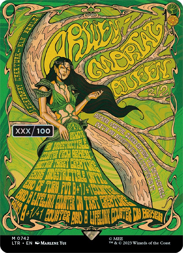 Arwen, Mortal Queen (Borderless Poster) (Serialized) [The Lord of the Rings: Tales of Middle-Earth] | Odin's Place