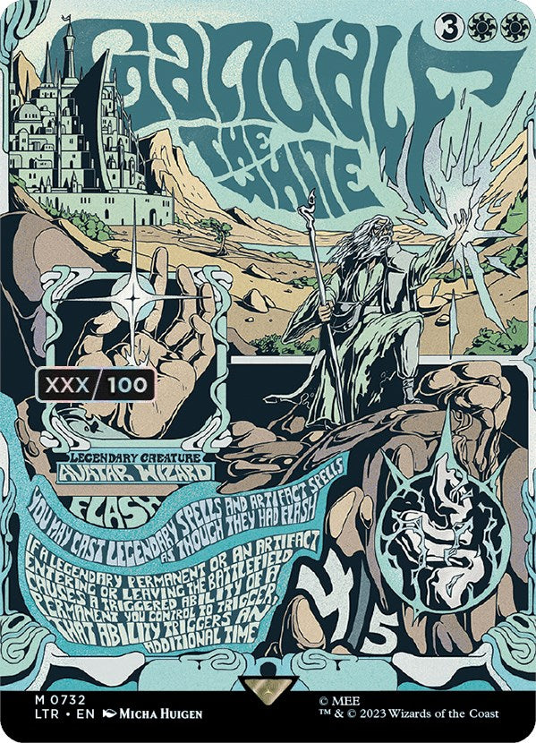 Gandalf the White (Borderless Poster) (Serialized) [The Lord of the Rings: Tales of Middle-Earth] | Odin's Place