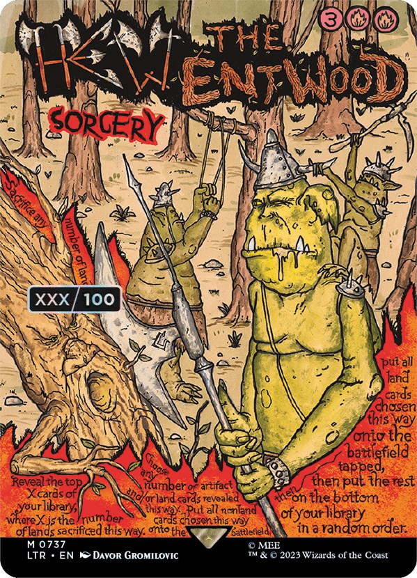 Hew the Entwood (Borderless Poster) (Serialized) [The Lord of the Rings: Tales of Middle-Earth] | Odin's Place