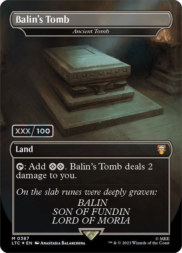 Balin's Tomb - Ancient Tomb (Serialized) [The Lord of the Rings: Tales of Middle-Earth Commander] | Odin's Place