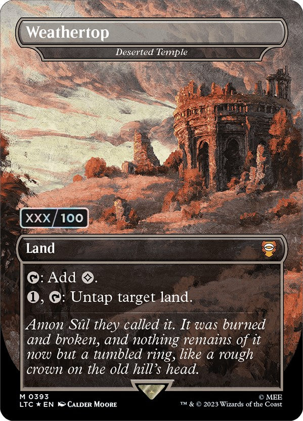Weathertop - Deserted Temple (Serialized) [The Lord of the Rings: Tales of Middle-Earth Commander] | Odin's Place