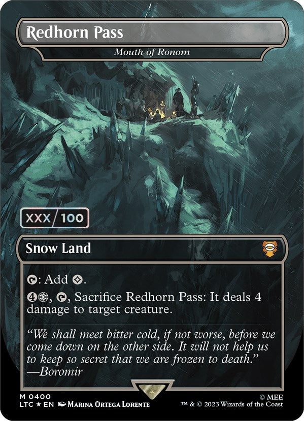 Redhorn Pass - Mouth of Ronom (Serialized) [The Lord of the Rings: Tales of Middle-Earth Commander] | Odin's Place