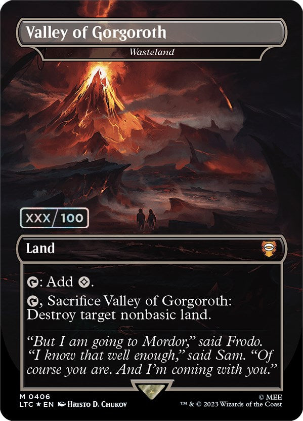 Valley of Gorgoroth - Wasteland (Serialized) [The Lord of the Rings: Tales of Middle-Earth Commander] | Odin's Place