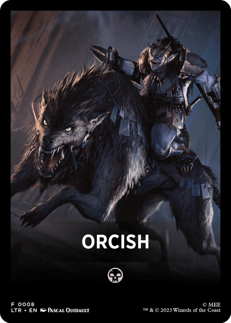 Orcish Theme Card [The Lord of the Rings: Tales of Middle-Earth] | Odin's Place