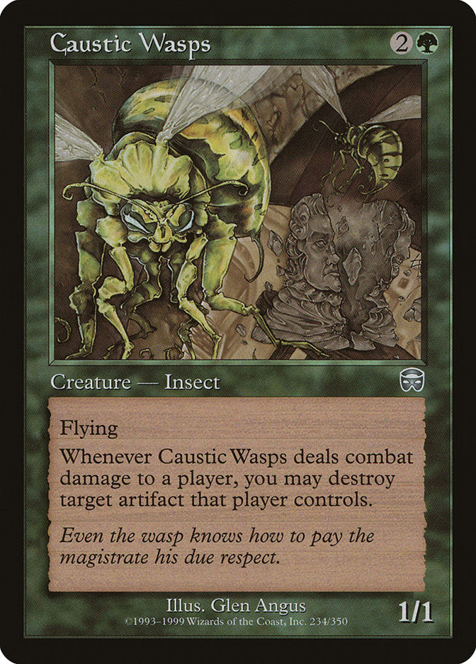 Caustic Wasps (234) [Mercadian Masques] | Odin's Place