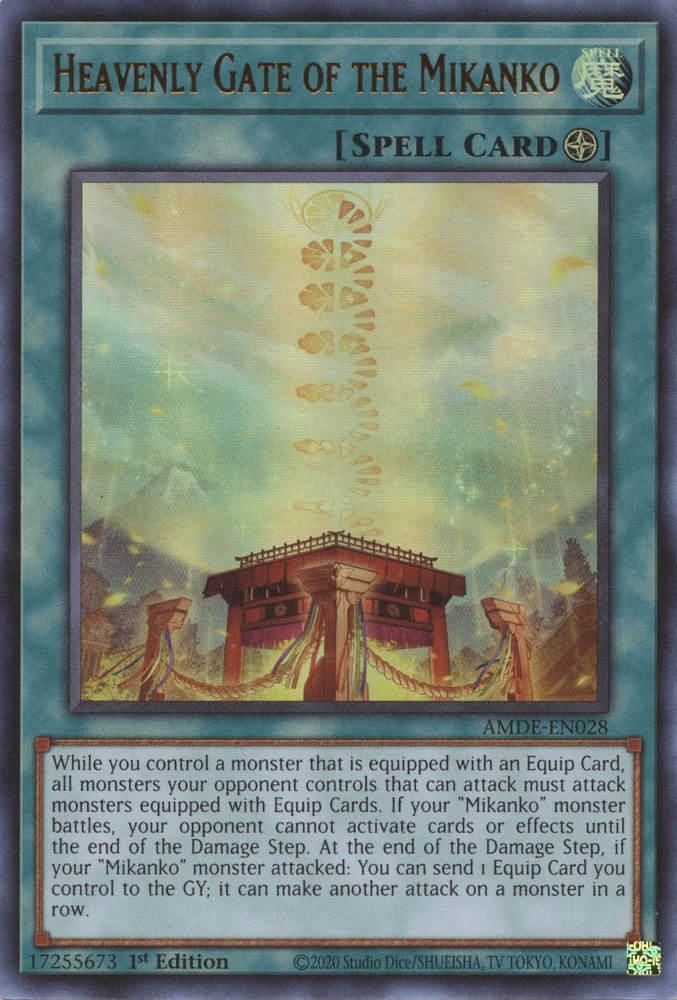 Heavenly Gate of the Mikanko [AMDE-EN028] Ultra Rare | Odin's Place