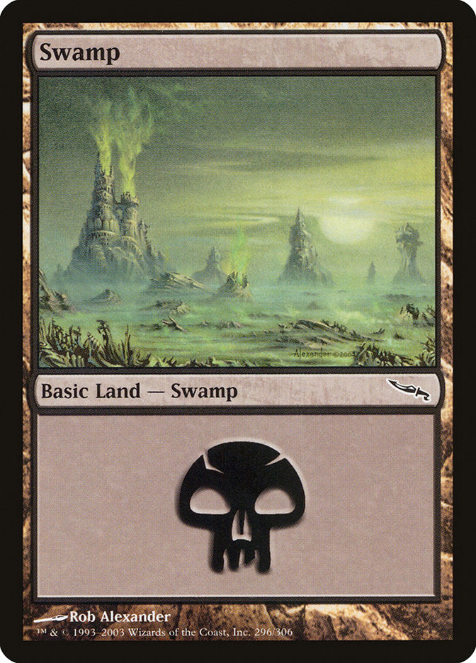 Swamp (296) [Mirrodin] | Odin's Place