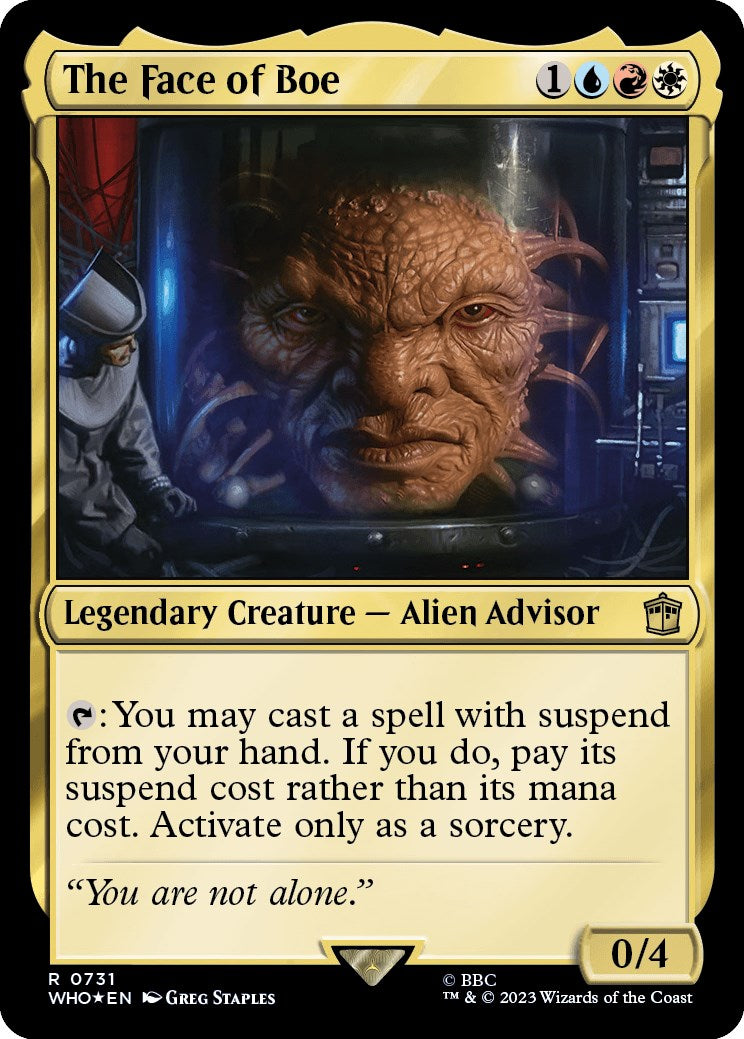 The Face of Boe (Surge Foil) [Doctor Who] | Odin's Place