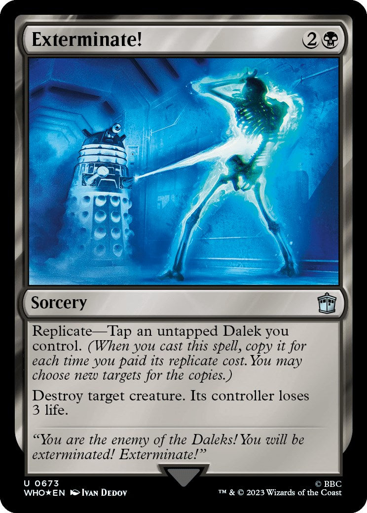 Exterminate! (Surge Foil) [Doctor Who] | Odin's Place
