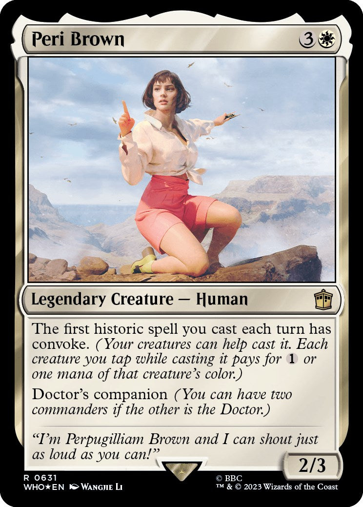 Peri Brown (Surge Foil) [Doctor Who] | Odin's Place