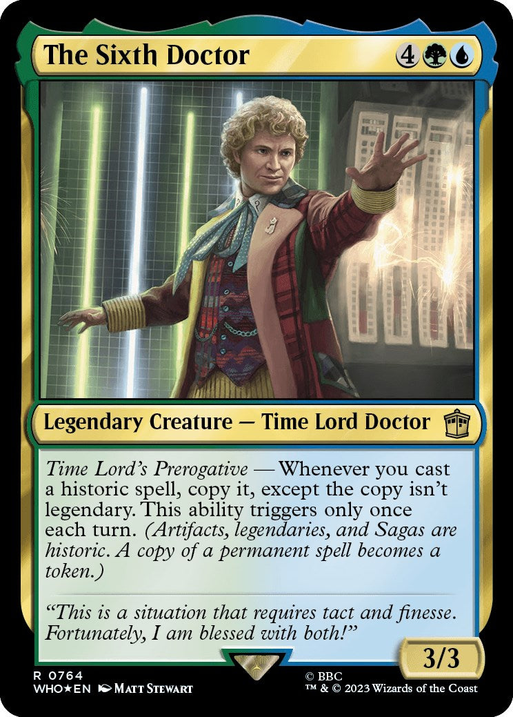 The Sixth Doctor (Surge Foil) [Doctor Who] | Odin's Place