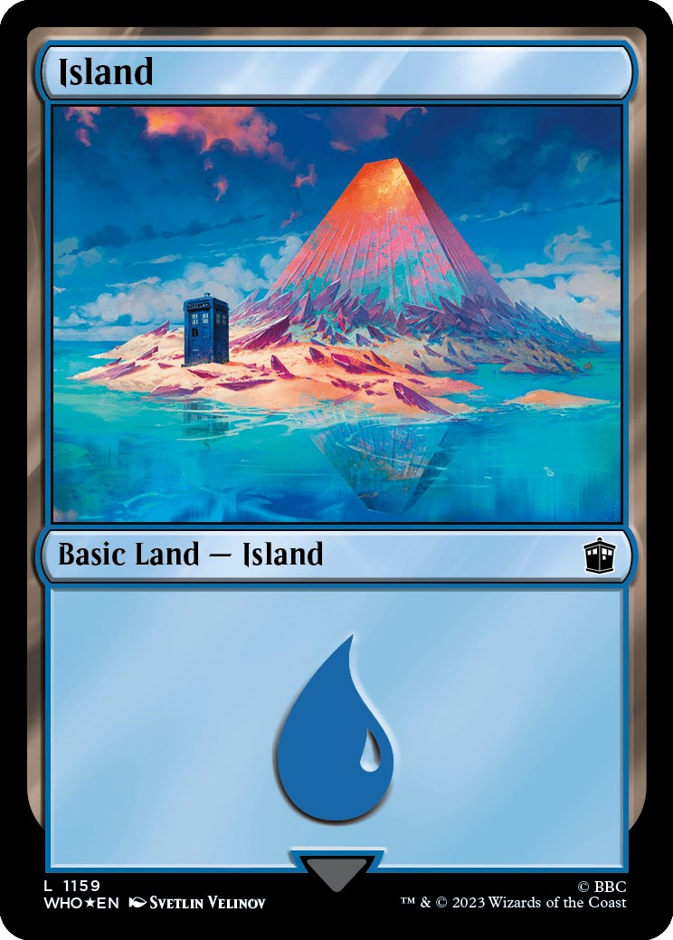 Island (1159) (Surge Foil) [Doctor Who] | Odin's Place
