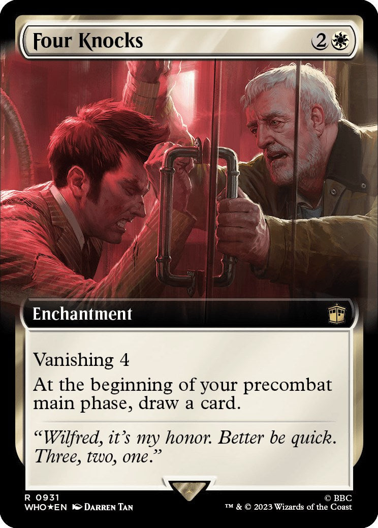 Four Knocks (Extended Art) (Surge Foil) [Doctor Who] | Odin's Place