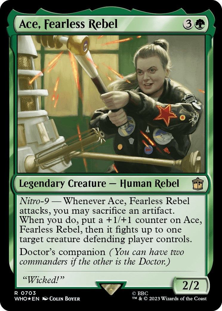 Ace, Fearless Rebel (Surge Foil) [Doctor Who] | Odin's Place