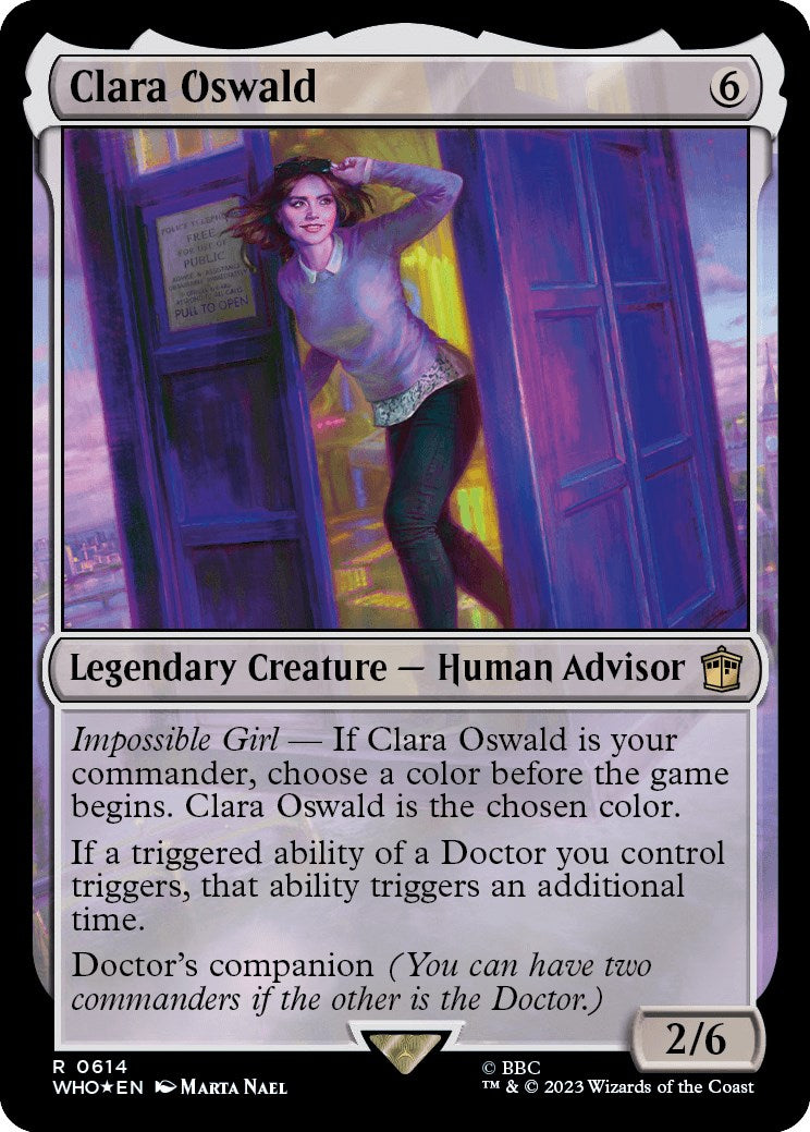 Clara Oswald (Surge Foil) [Doctor Who] | Odin's Place