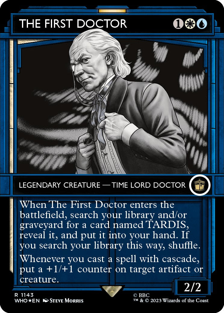 The First Doctor (Showcase) (Surge Foil) [Doctor Who] | Odin's Place