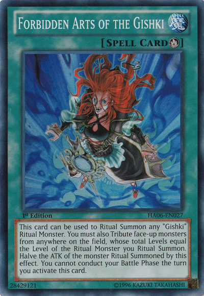 Forbidden Arts of the Gishki [HA06-EN027] Super Rare | Odin's Place
