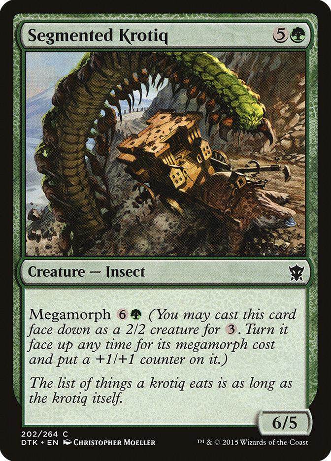 Segmented Krotiq (202) [Dragons of Tarkir] | Odin's Place