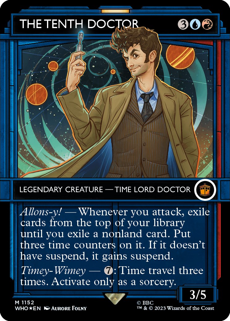 The Tenth Doctor (Showcase) (Surge Foil) [Doctor Who] | Odin's Place