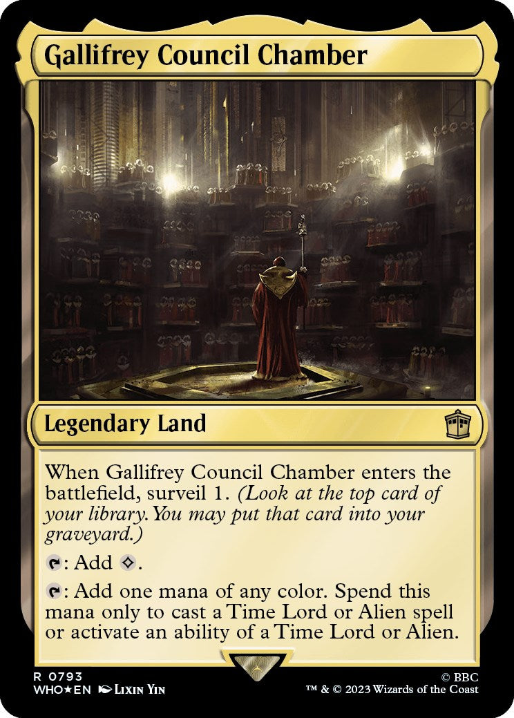 Gallifrey Council Chamber (Surge Foil) [Doctor Who] | Odin's Place