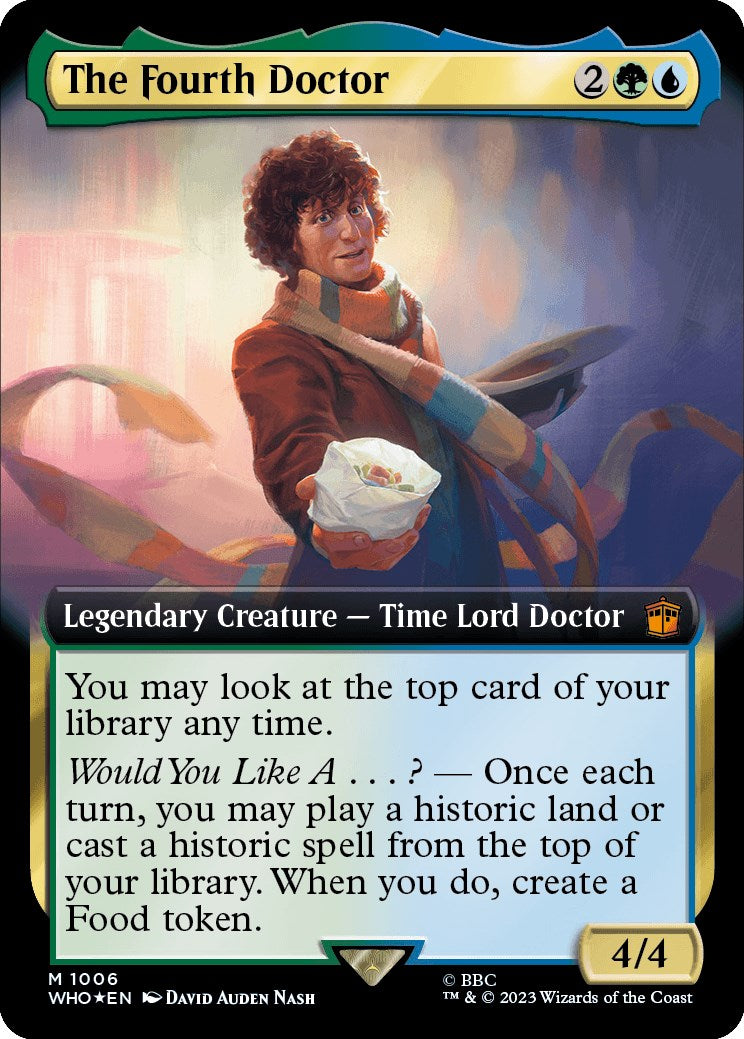 The Fourth Doctor (Extended Art) (Surge Foil) [Doctor Who] | Odin's Place
