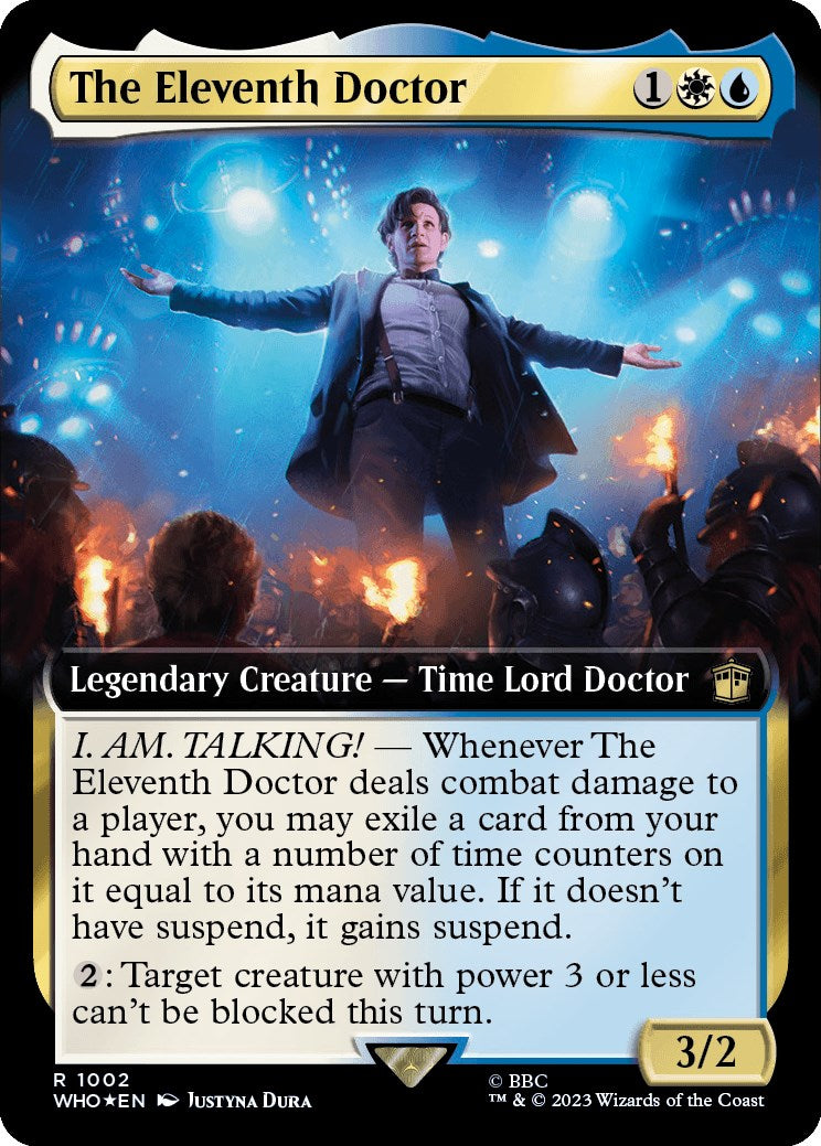 The Eleventh Doctor (Extended Art) (Surge Foil) [Doctor Who] | Odin's Place