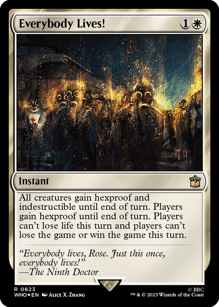 Everybody Lives! (Surge Foil) [Doctor Who] | Odin's Place