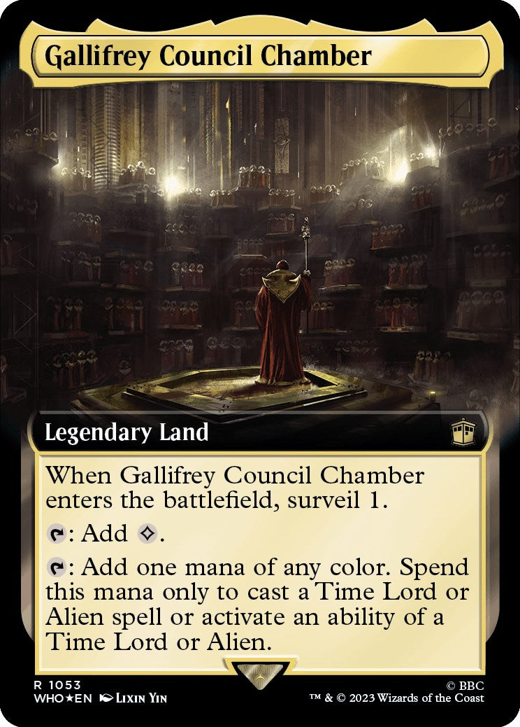 Gallifrey Council Chamber (Extended Art) (Surge Foil) [Doctor Who] | Odin's Place