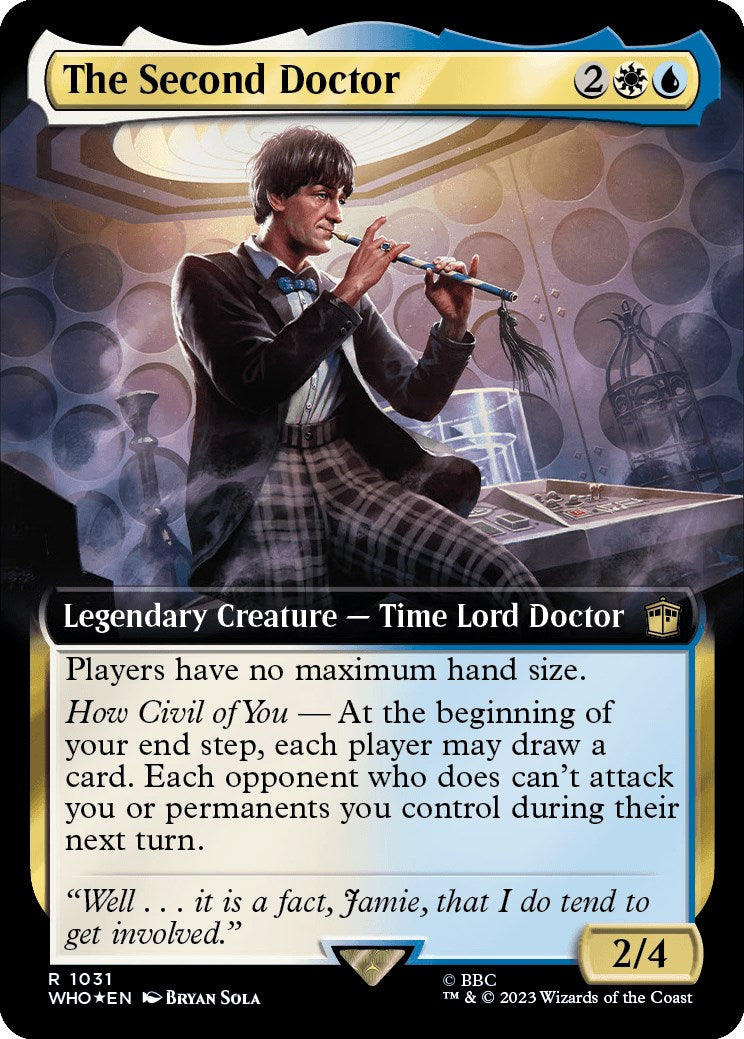 The Second Doctor (Extended Art) (Surge Foil) [Doctor Who] | Odin's Place