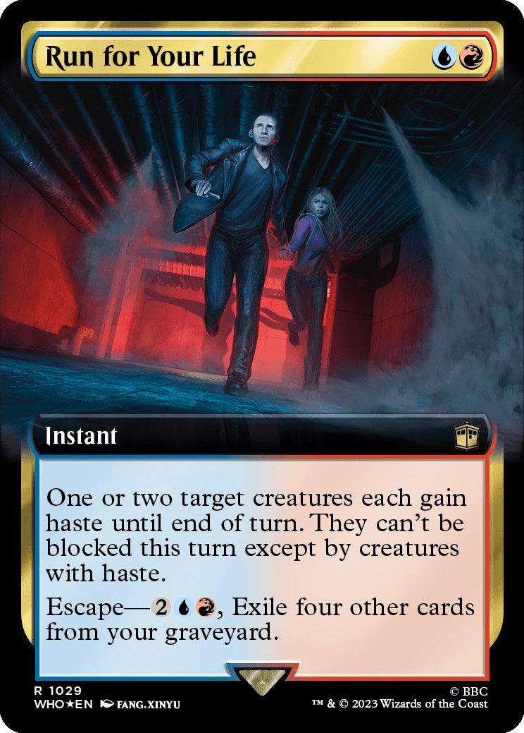 Run for Your Life (Extended Art) (Surge Foil) [Doctor Who] | Odin's Place